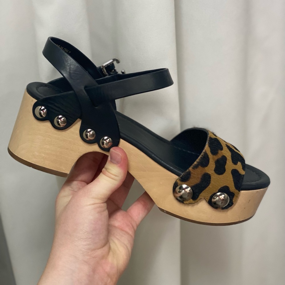 Prada Brown Leopard Fur